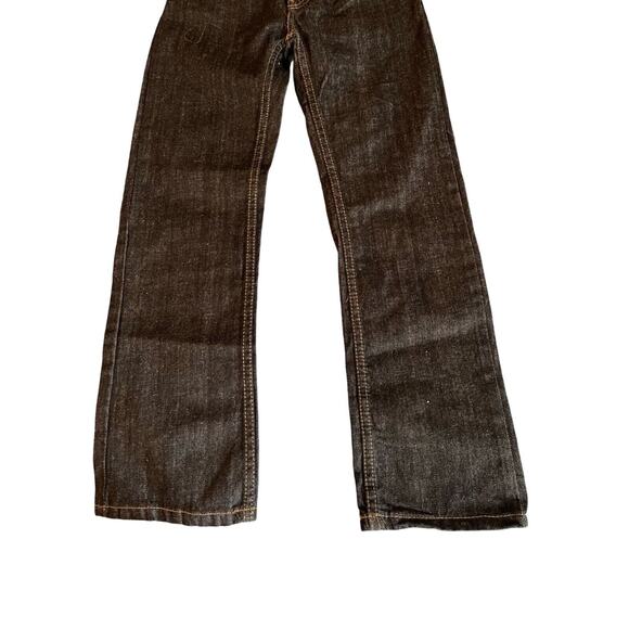 Levis 505 Jeans Boys Size 10 Slim Black Straight Leg Pockets Zip Close NWT - Picture 9 of 11